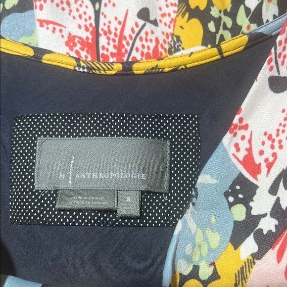 Anthropologie Elyse Printed Bias Slip Midi Dress Size S - Picture 9 of 12